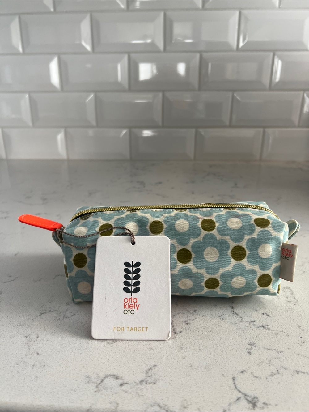 Orla Kiely makeup bag NWT
